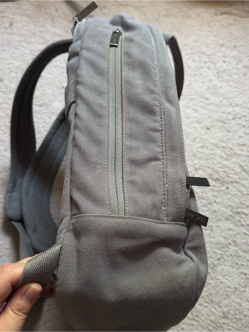 Day Owl Backpack Pro Dusk Grey First Mile Canvas Bag Minimalist Sustainable City